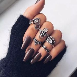 five piece ring set (metal)